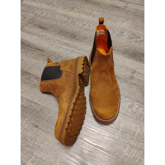 Mens Timberland Premium Leather Redwood Falls Chelsea Boot sz 12 WHEAT GRIPSTICK main image 8